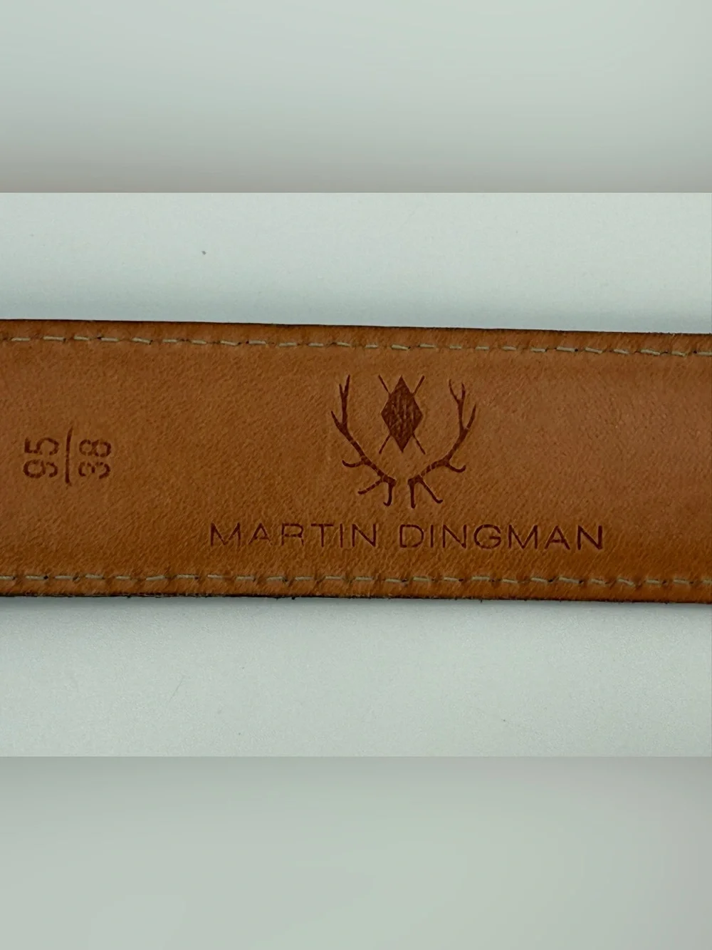 Martin Dingman Handmade Coachman Leather Belt 38